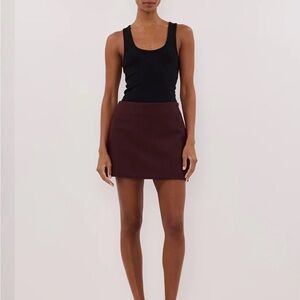 DISSH Women's Mini Skort in Walnut